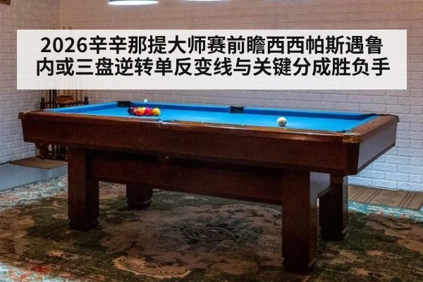 2026辛辛那提大师赛前瞻西西帕斯遇鲁内或三盘逆转单反变线与关键分成胜负手